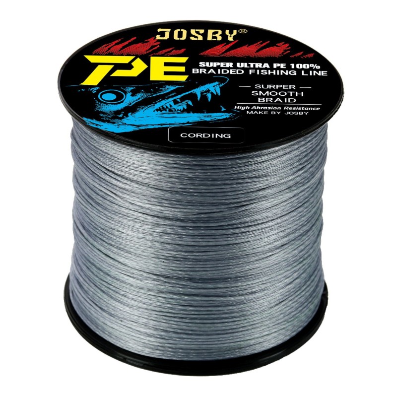 JOSBY Saltwater Braided Fishing Line  9 Strand Japan Super Strong 100% PE  Durable Multifilament 300M 500M 1000M Woven Thread\