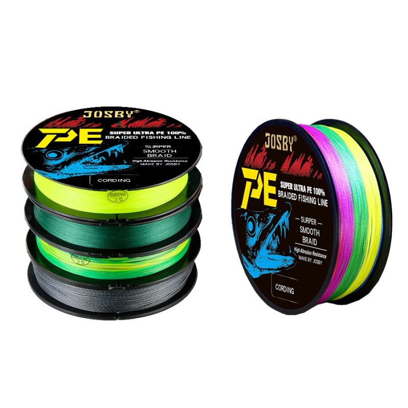 JOSBY Saltwater Braided Fishing Line  9 Strand Japan Super Strong 100% PE  Durable Multifilament 300M 500M 1000M Woven Thread\