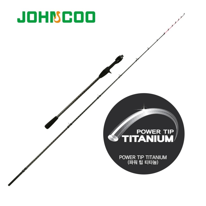 1.7M Johncoo Fishing Rod for Casting Jigging Rod ML Jigging Rod Powerful Titanium Tip Rubber Tail Octopus Boat Rod