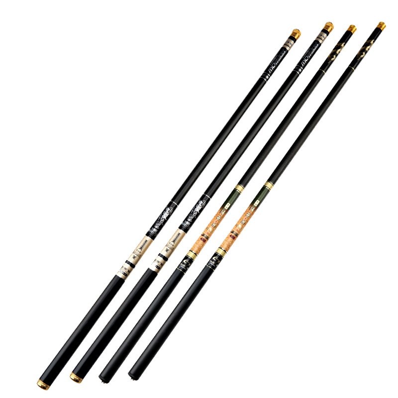 3.6M-7.2M Power Hand Rod Carbon Fiber Ultra Light Telescopic Fishing Rods for River Lake Reservoir Pond Super Hard Stream Pole