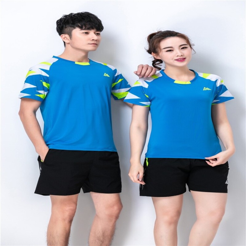 Tennis shirts kit Women/men, Badminton shirt clothes, table tennis jerseys ,Quick dry sports game training ping pong shirts 6905