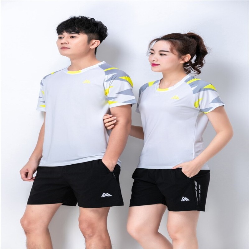 Tennis shirts kit Women/men, Badminton shirt clothes, table tennis jerseys ,Quick dry sports game training ping pong shirts 6905