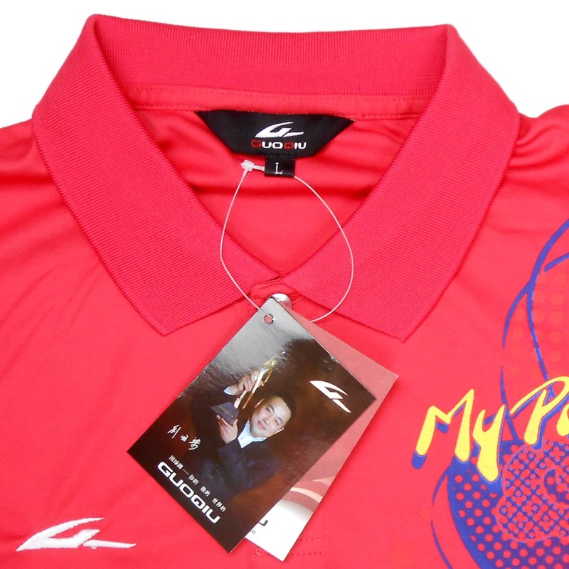 GuoQiu Children's Short Sleeve T-Shirts Kid Boys Girls Table Tennis Sportswear G-10198