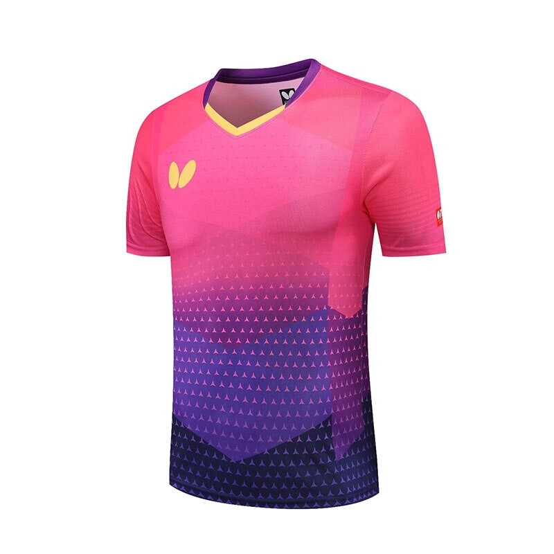 Unisex Table Tennis Sportswear Short-sleeved Quick-drying Sweat-wicking Competition Training Sports Clothes