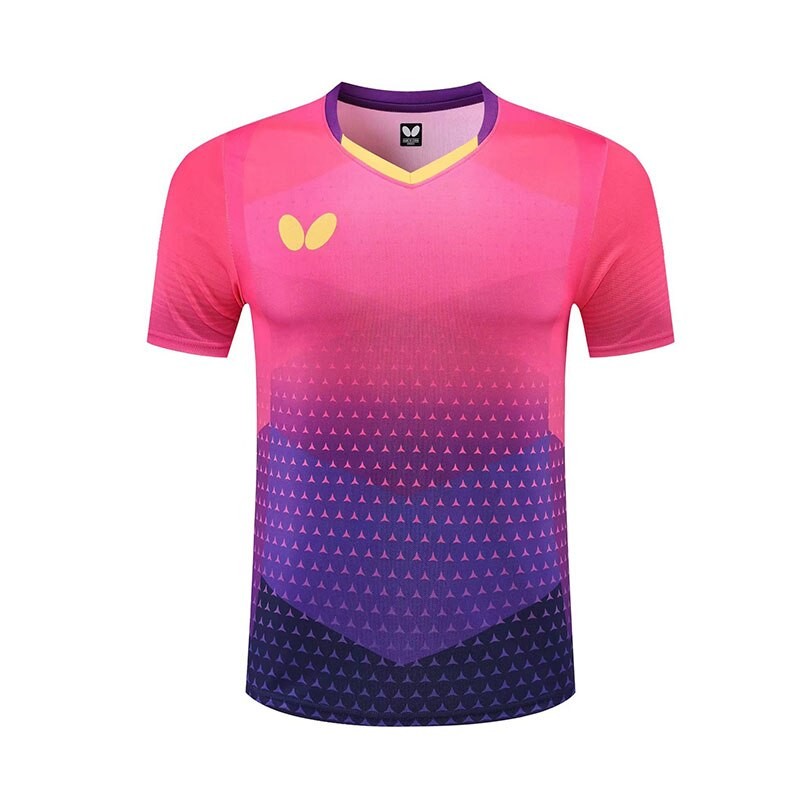 Unisex Table Tennis Sportswear Short-sleeved Quick-drying Sweat-wicking Competition Training Sports Clothes