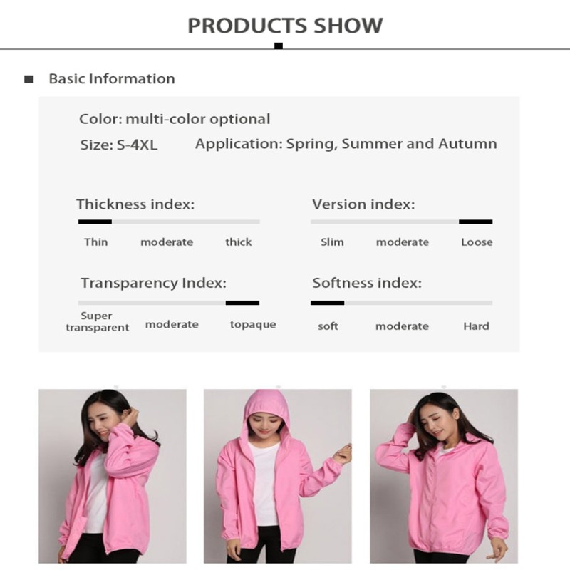 Sean TsingÃ‚Â® Anti UV Camping Rain Jacket Men Women Waterproof Sun Protection Coats Fishing Hunting Quick Dry Portable Windbreaker