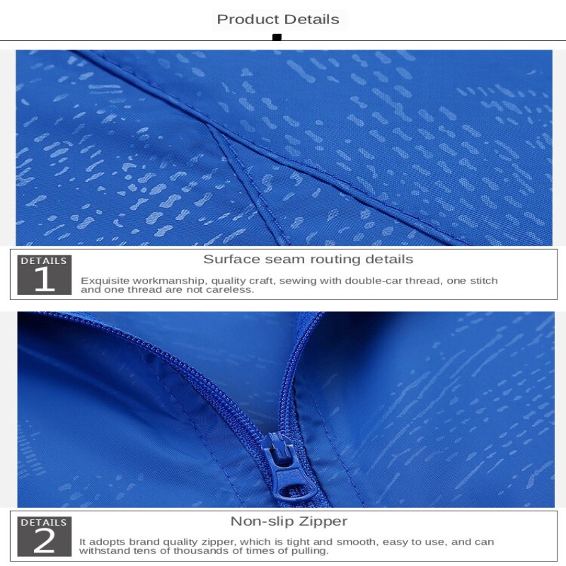 Sean TsingÃ‚Â® Anti UV Camping Rain Jacket Men Women Waterproof Sun Protection Coats Fishing Hunting Quick Dry Portable Windbreaker