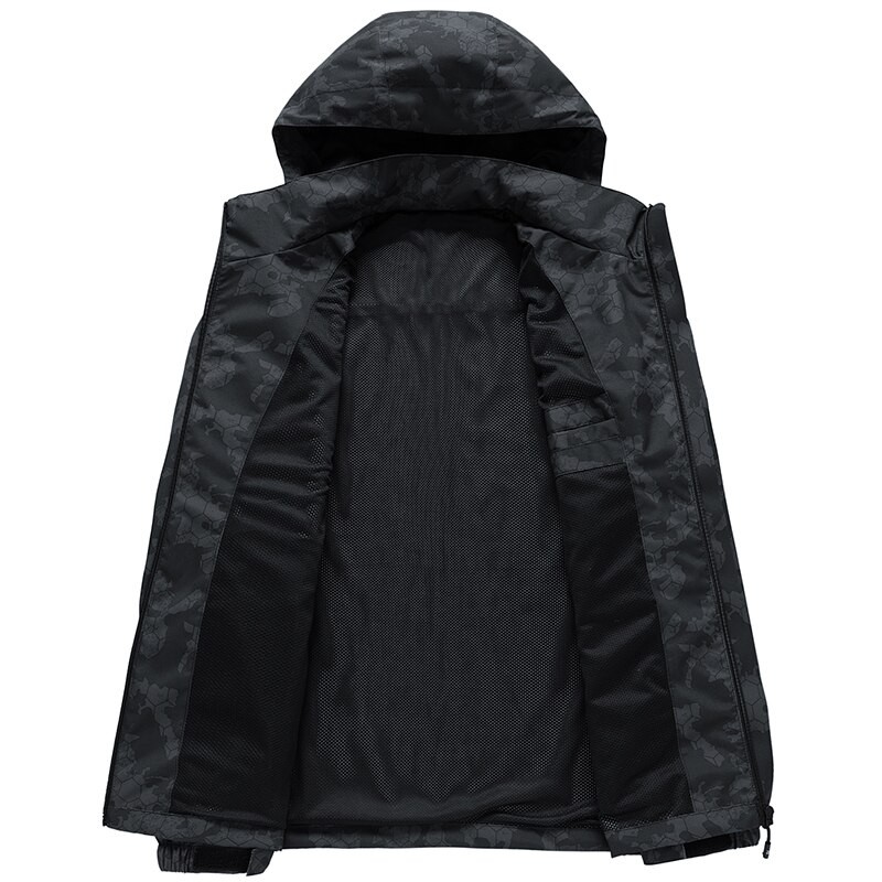 CHRLCK Men's Waterproof Hiking Jacket New Spring Windproof Running Jacket Women Camping Fishing Hunting Trekking Coat Couples