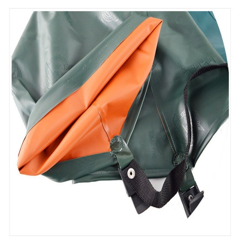 Men Women's Waterproof Wading Pants Underwater Outdoor Fishing Waders Pants PVC Water Pants Antiskid High Tube Rain Boots