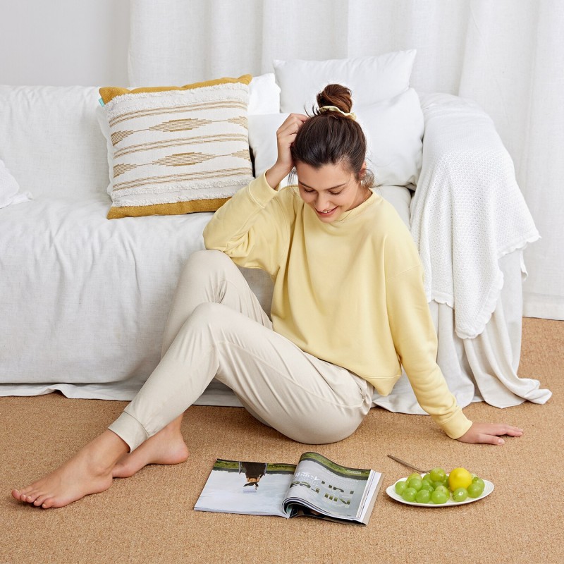 CRZ YOGA CRZ YOGA Women's Lightweight Sweatpants - 26 '' French Terry Jogger Soft Athletic Casual Lounge Pants with Pockets