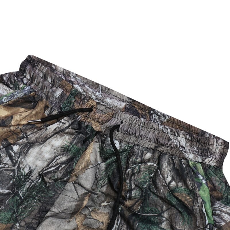 Ultra Thin Men's Summer Hunting Fishing Full Pants Polyester Breathable Jungle Trousers Outdoor Bionic Camouflage Ghillie Pants