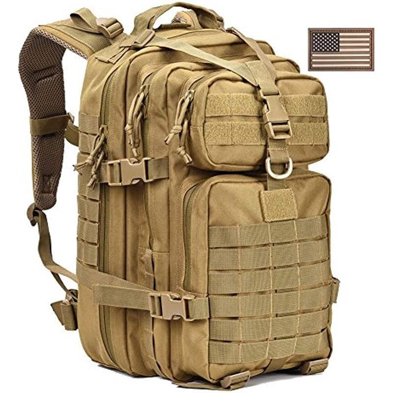 Military Tactical Backpack 3 Day Assault Pack Army Molle Bag 35L Large Outdoor Waterproof Hiking Camping Travel Rucksack