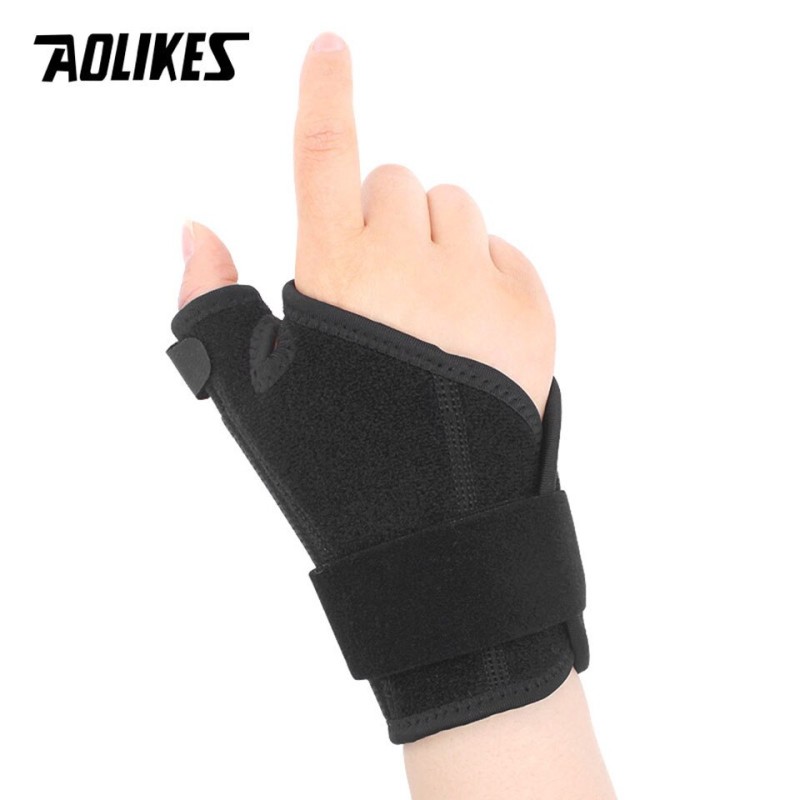 AOLIKES 1PCS Wrist Brace Support Sprain Forearm Splint Band Strap Wristband Wrist Support Weight Lifting Gym Training Wraps