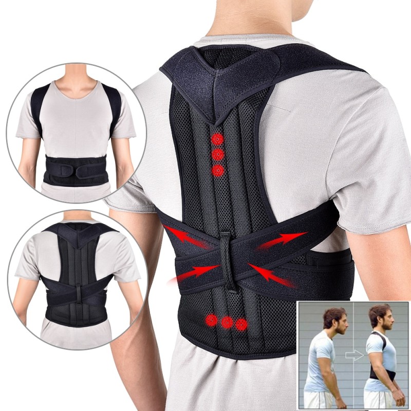 Back Posture Brace Clavicle Support Stop Slouching and Hunching Adjustable Back Trainer Unisex