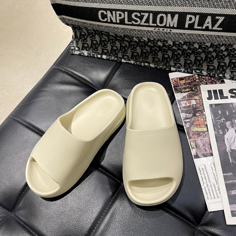 Feslishoe Men Thick Bottom Slippers Platform Bathroom Slides NonSlip Trend Designer Women Shoes Ladies Female Flip flops Sandals