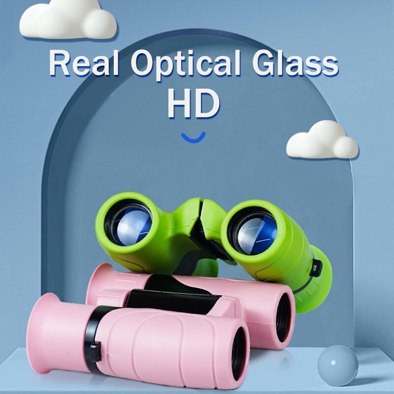 TOPOPTICAL 8x21 Powerful Compact Binoculars Professional Hunting Telescope Birds Watching FMC Optical Glass Kids Traveling Toys