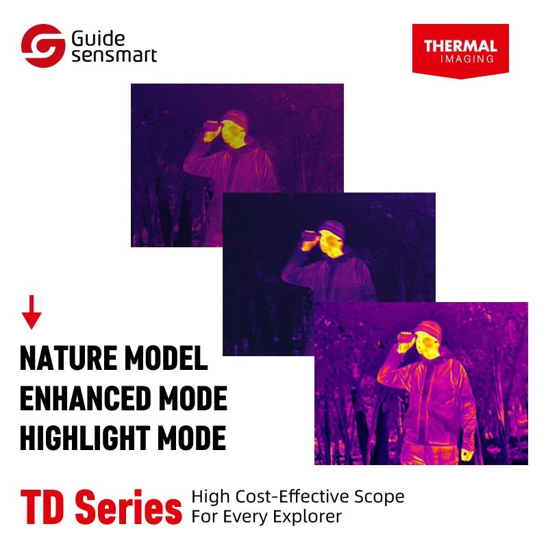 Guide TD430 Thermal Monocular for Hunting Vision Scope Coyote 400X300 Detector