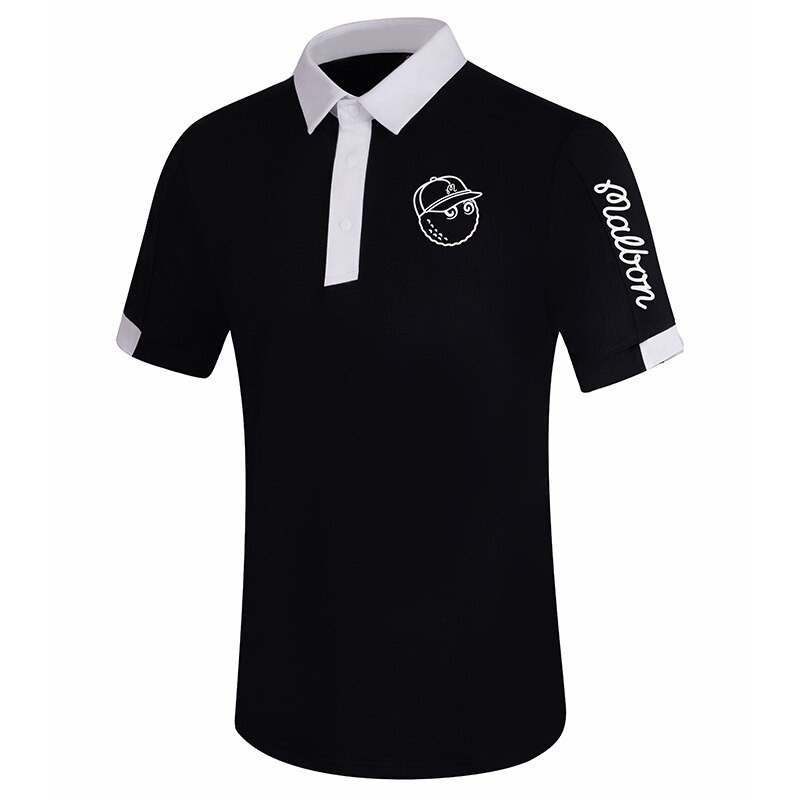 2023 Summer New Men's Golf Apparel Outdoor Sports Short Sleeve Shirt Quick Dry Breathable White Or Pink Casual POLO Shirt Top