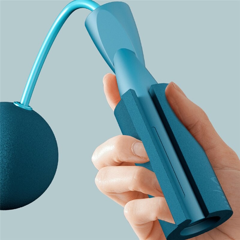 Cordless Jump Rope With Heavy Balls Sports Fitness Training Bodybuilding Exercise Rapid Speed Skipping Rope Home Gym Equipment