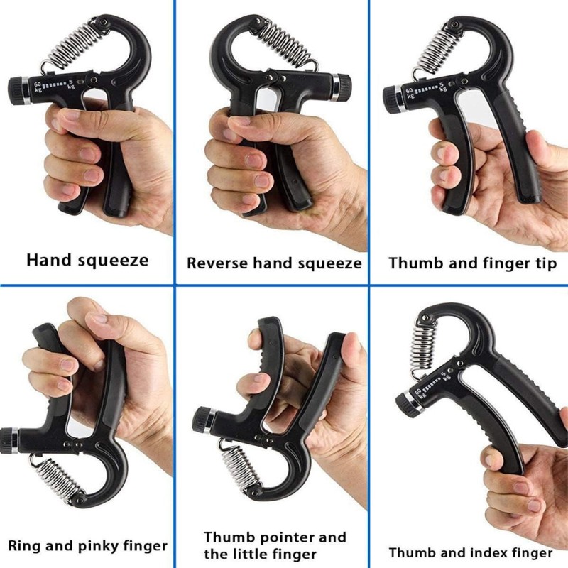 R-shaped spring grip professional wrist strength arm muscle finger rehabilitation training exercise fitness