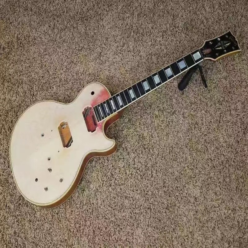 Semi finished electric guitar