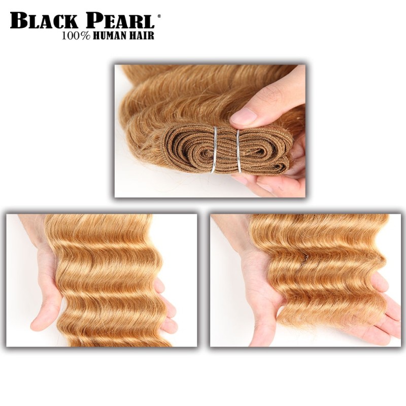 Black Pearl Brazilian Body Wave Hair P4/27 P6/27 Highlight Bundles Human Hair Weave Bundles Remy Human Hair Extension