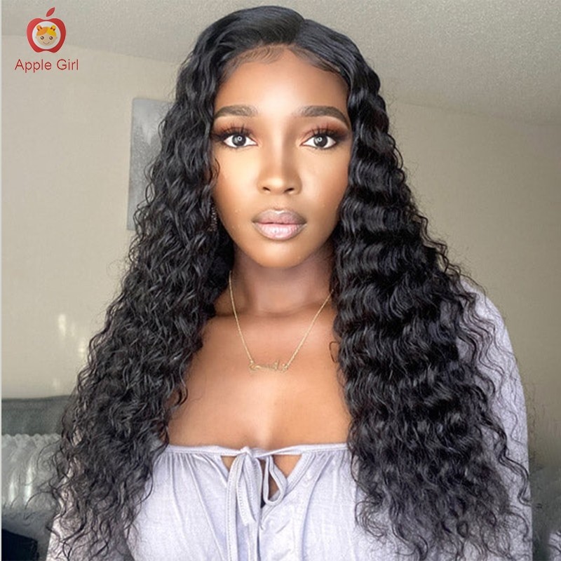 8 to 32 Inch Deep Wave Human Hair Bulk For Braiding No Weft Brazilian Remy Hair Extensions Crochet Braids Applegirl