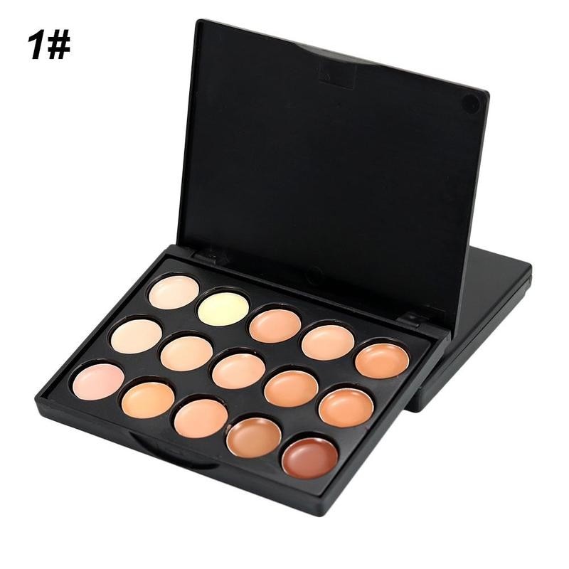 15 Colors Face Concealer Makeup Mini Professional Face Concealer Camouflage Palette Cream Sample size Contour Makeup