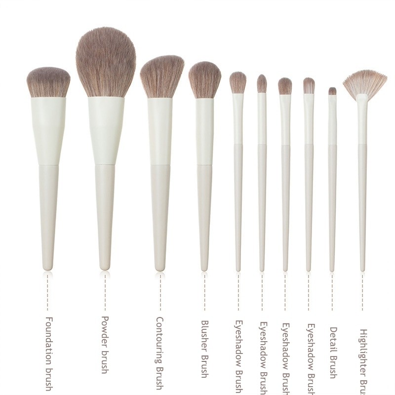 13/10 Pcs Professional Makeup Brushes KIt Eyeshadow Powder Fondation Beauty Tools Brush Soft Bristles Skin Friendly for Women