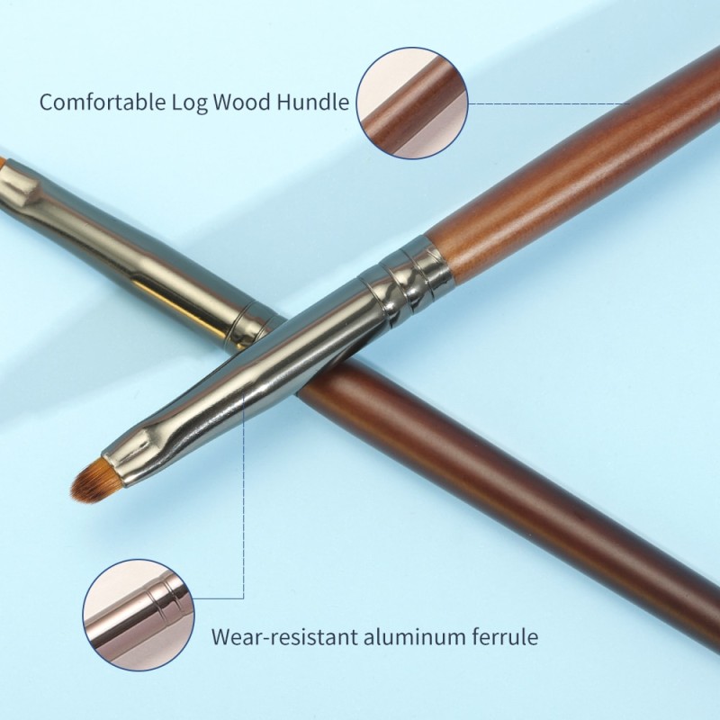 OVW Precision Eyeliner Brush Synthetic Mini Beauty Makeup Liner Brush Fiber Bristles