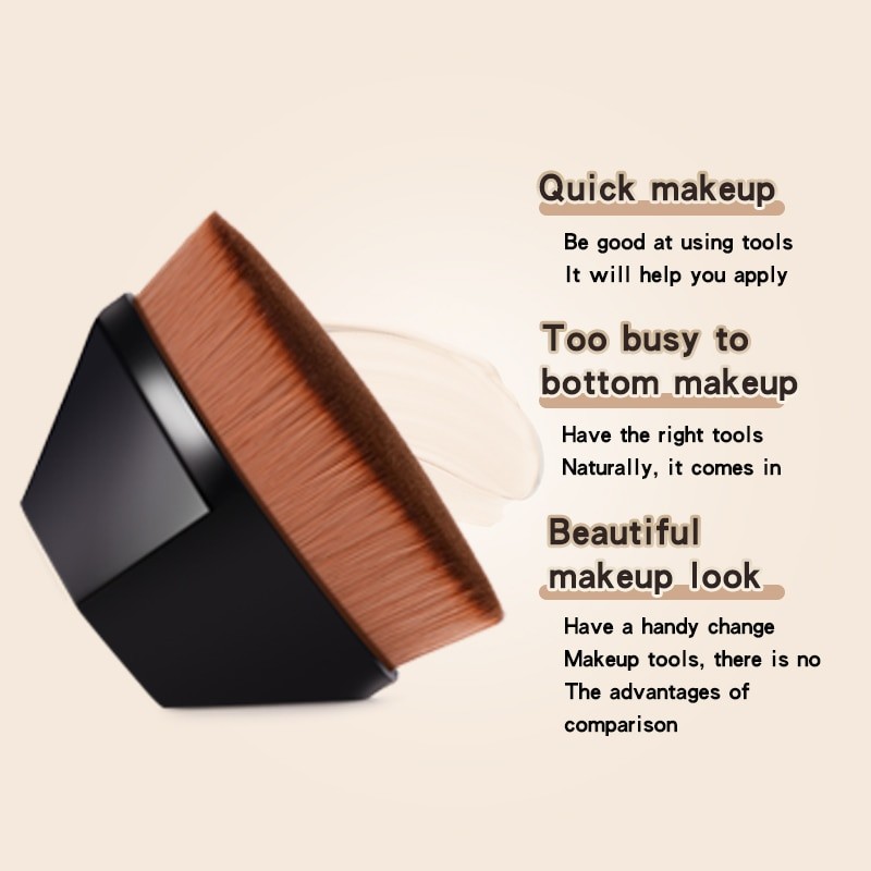 No.55 magic foundation brush petal seamless makeup brush single soft hair with storage box beauty tools