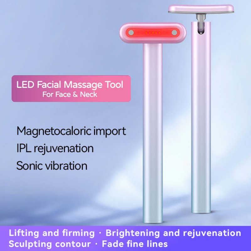EMS Micro Current Eye Massager Sticker LED RF Light Therapy Sonic Vibration Magnetic Heating Face Lift Skin Care Beauty Tools