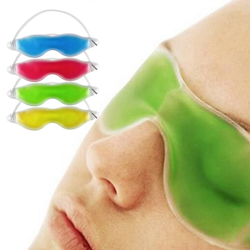 Cold  Ice Eye Mask Relieve Fatigue Eliminate Dark Circles Chill Eye Mask Care Relaxation Gel Eye Pads Cold and Hot Eye Mask