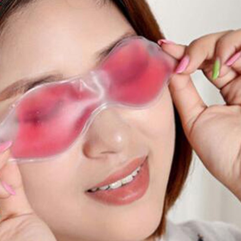 Cold  Ice Eye Mask Relieve Fatigue Eliminate Dark Circles Chill Eye Mask Care Relaxation Gel Eye Pads Cold and Hot Eye Mask