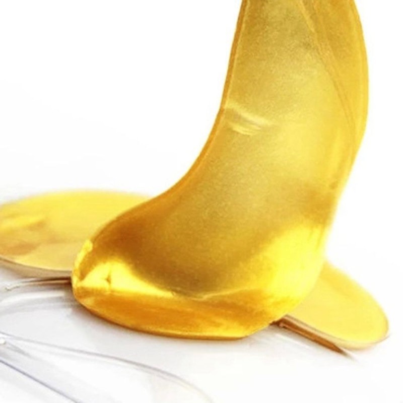 10pcs Gold Eye Mask Patches Crystal Collagen Anti Aging Remove Puffiness Dark Circles Moisturizing Sleep Eyes Pads Gel Skin Care