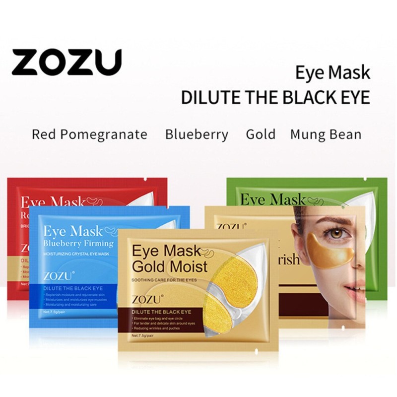 Skincare Products Gold Hyaluronic Acid Eye Mask Remove Dark Eye Circles Collagen Blueberry Eye Patches Face Care Product