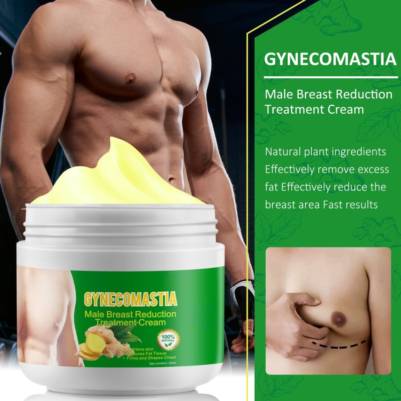 Gynecomastia Tightening Ginger Cream Male Gynecomastia Tightening Ginger Cream Body Slimming Burn Massaging Cream Fat Burner
