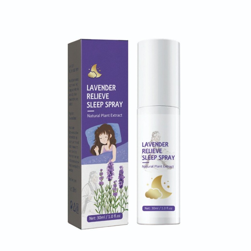 Lavender Essential Oil Pillow Sleep Spray Mist Fragrance Aromatherapy Relax Best Aromatherapy Therapy Insomnia Oils Fast Sleep
