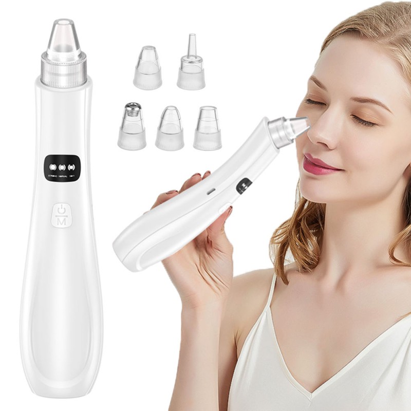 In Stock Fast Drop Shipping 3 Suction Mode Face Cleansing Beauty Machine Dead Skin Remover Face Vacuum Blackhead Removal