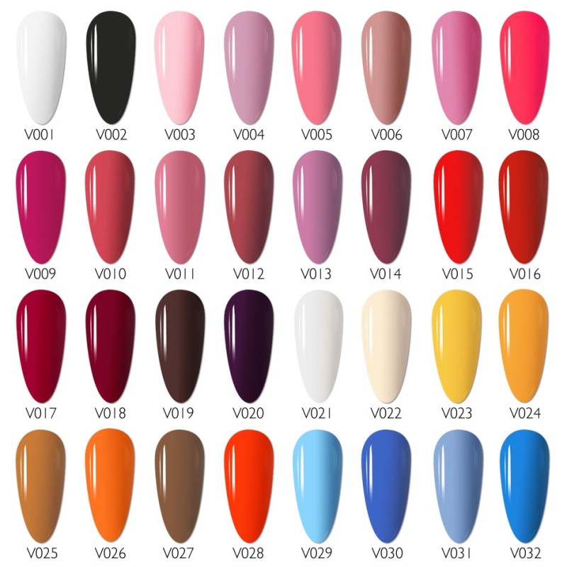 VILLEVARA 7ml Gel Nail Polish For Nails Semi Permanent Soak Off Gel UV LED Varnishes Base Top Matte Coat Gel Polish Nail Art Gel