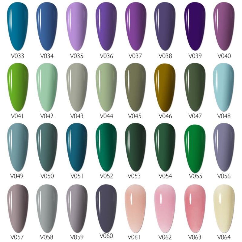 VILLEVARA 7ml Gel Nail Polish For Nails Semi Permanent Soak Off Gel UV LED Varnishes Base Top Matte Coat Gel Polish Nail Art Gel