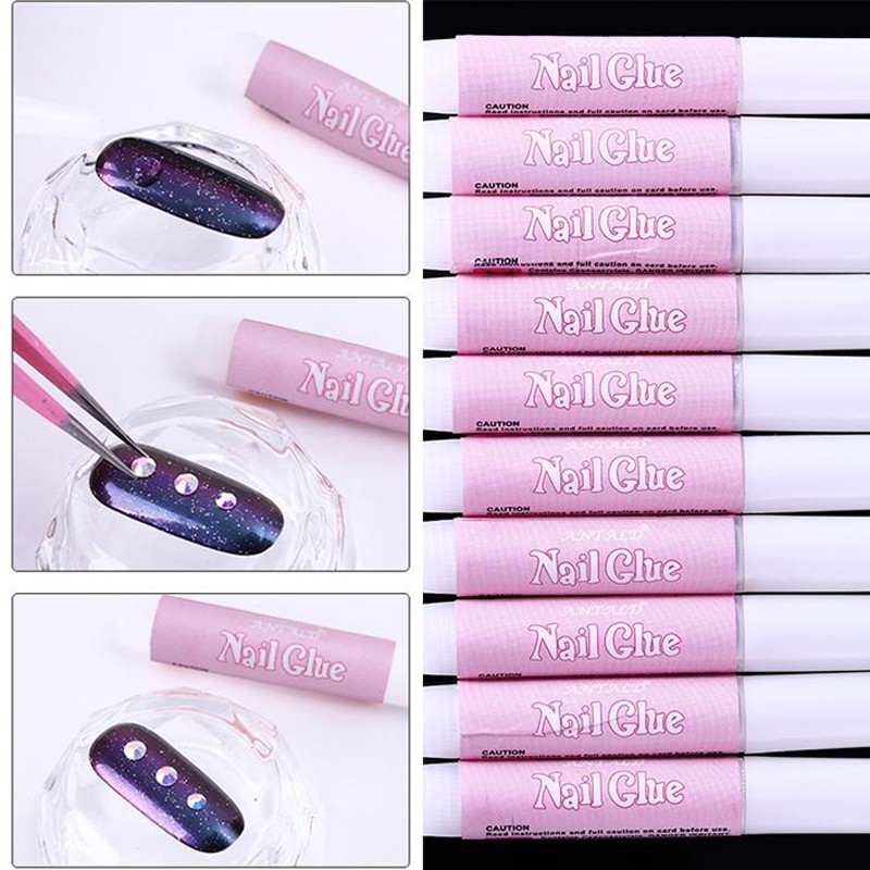 1/3/5/10 Set False Nail Glue Nail Adhesive Glue For Nail Art Rhinestone Fast-dry for UV Gel Acrylic Glue Nail Art Nail Tips Tool