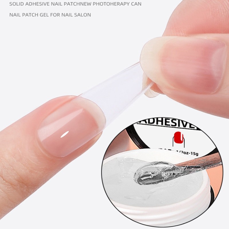 15g Strong Solid Adhesivec Diamonds Gel For Nail Art Fake Nail UV Poly Gel Professionals Flase Nails Glue For Manicure Supplies