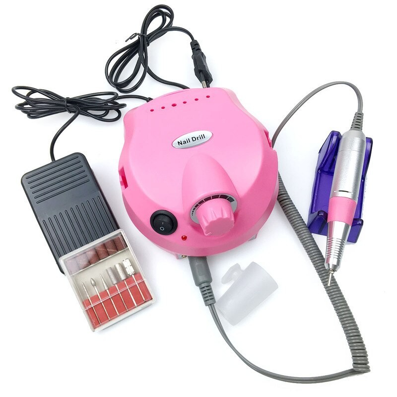 35000/20000 RPM Electric Nail Drill Machine Mill Cutter Sets for Manicure Nail Tips Manicure Electric Nail Pedicure File