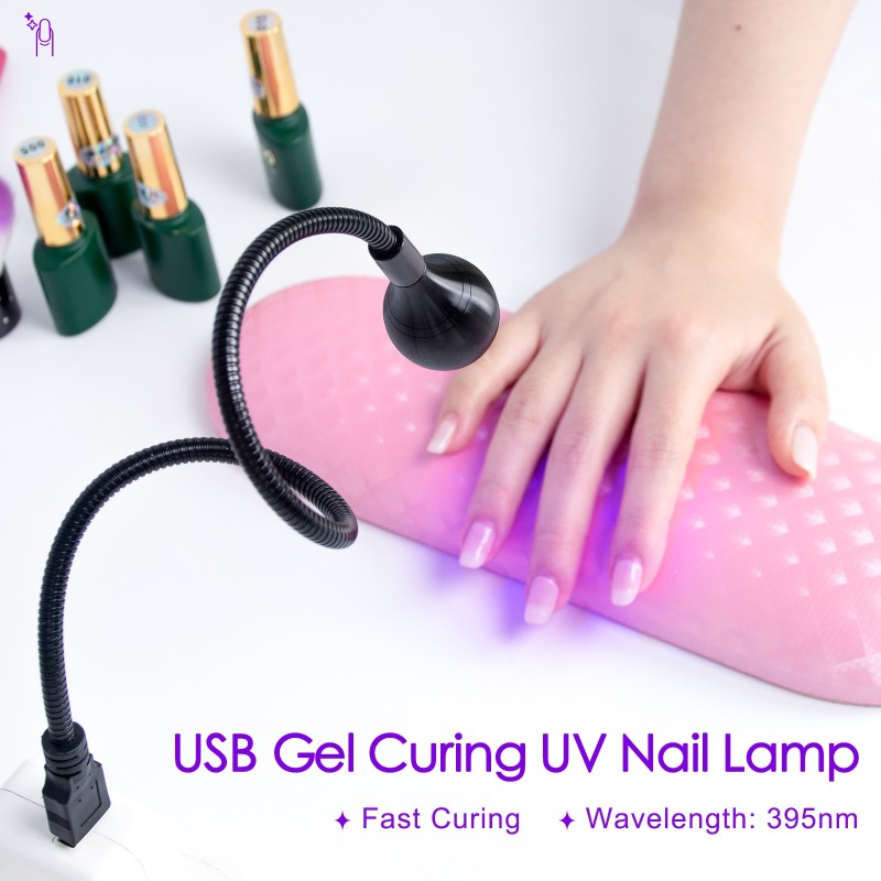 UV Lamp Nail Lights Dryer Led Ultraviolet Flexible USB Mini Gel Curing Manicure Pedicure Tools