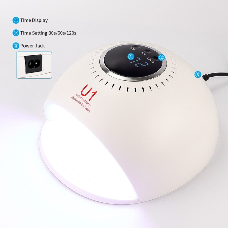 84W Smart UV LED Nail Dryer Lamp 5S Fast Drying 42PCS LEDs Nails Gel Polish Curing Lamp Manicure Machine