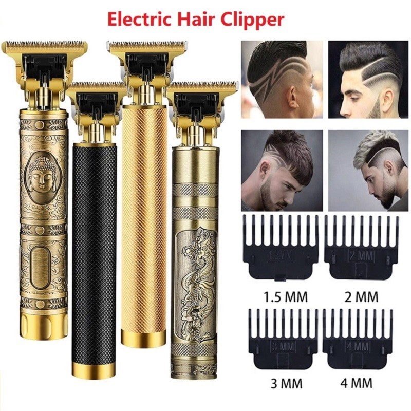 Electric Hair Clippers Electric Hair Clippers Electric Shavers Rechargeable Retro Oil Head Clippers Hair Clippers