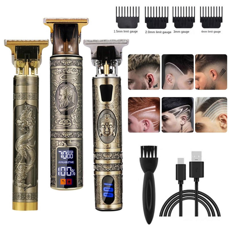 Hair Clipper Three Speed Regulation Smooth Head Electric Push Oil Head Electric Push Hair Salon Shaver Hair Clipper