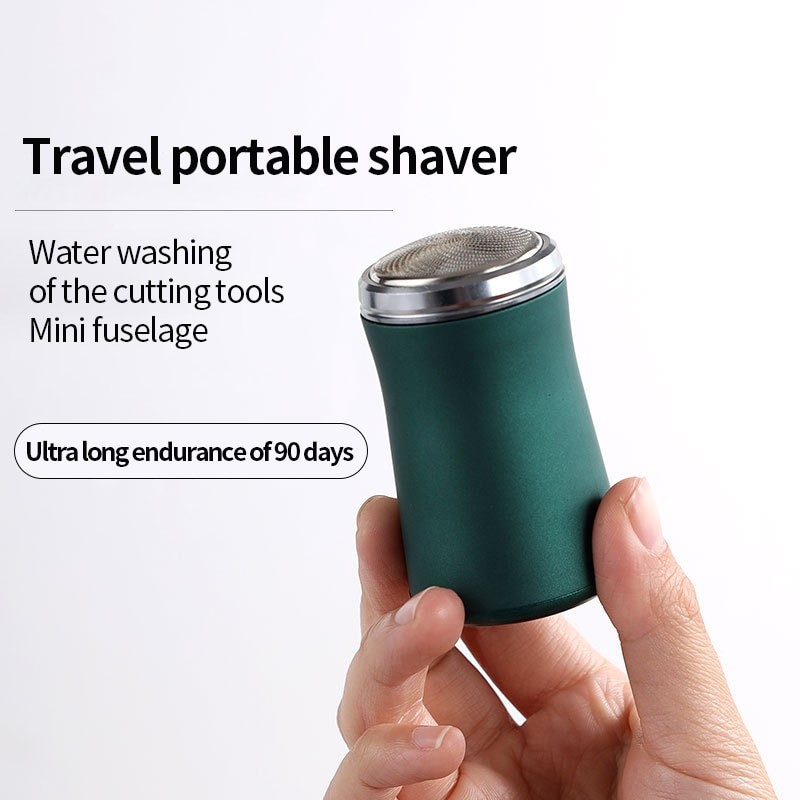 Small Modern Shaver Electric Men's Mini Travel Portable Beard Knife Washable Boyfriend Shaver