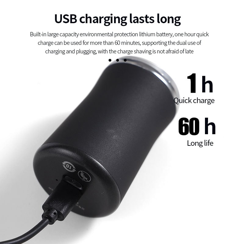 Small Modern Shaver Electric Men's Mini Travel Portable Beard Knife Washable Boyfriend Shaver